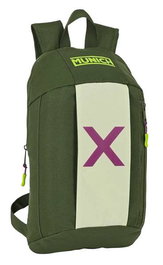 Safta Mini Mochila Munich Bright Khaki - Mini sac à dos avec fermeture à glissière verticale - Dimensions : 22 x 39 x 10 cm - Recommandé de 3 à 99 ans