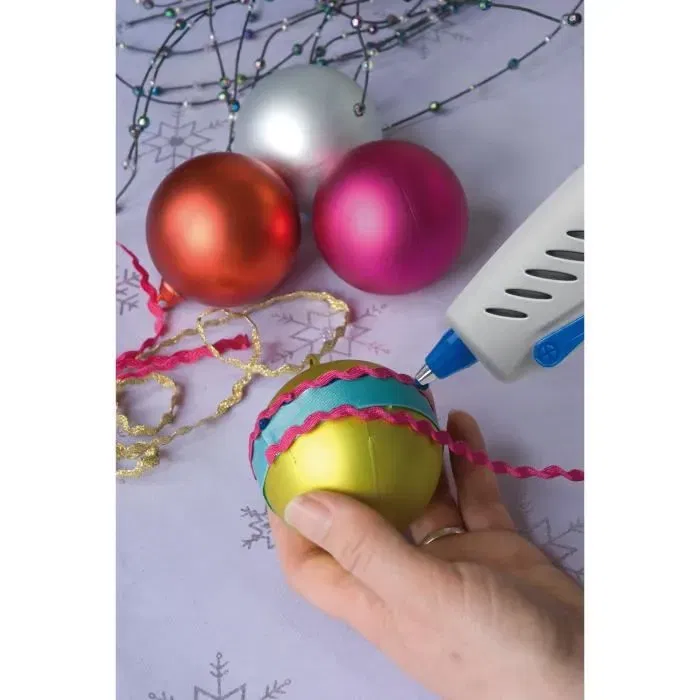 Bosch Pistolet à Colle Chaude Dremel 930 - Kit avec 2 Températures et 18 Bâtons de Colle 7mm Transparents et Colorés