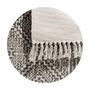 Home Deco Factory Tapis Ethnique 60x90 cm Blanc et Noir
