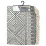 Home Deco Factory Tapis Ethnique 60x90 cm Blanc et Noir