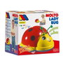 Molto - Jouet à tirer Coccinelle avec sons - Jouet d'éveil 23 cm - Pour enfants à partir de 1 an