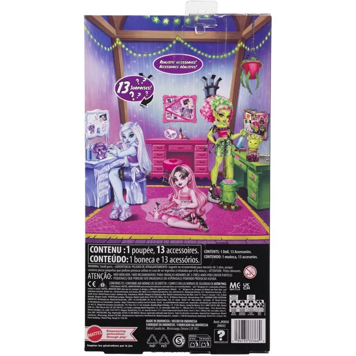 Monster High Playset beauté Draculaura JHK43 avec 14 accessoires et animal