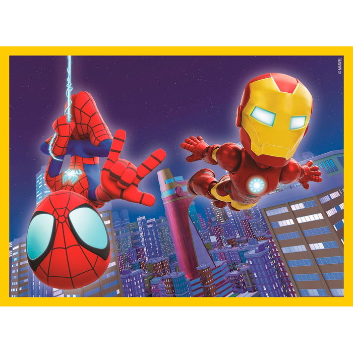 Clementoni Puzzle en cubes Spidey et ses incroyables amis - 12 pièces