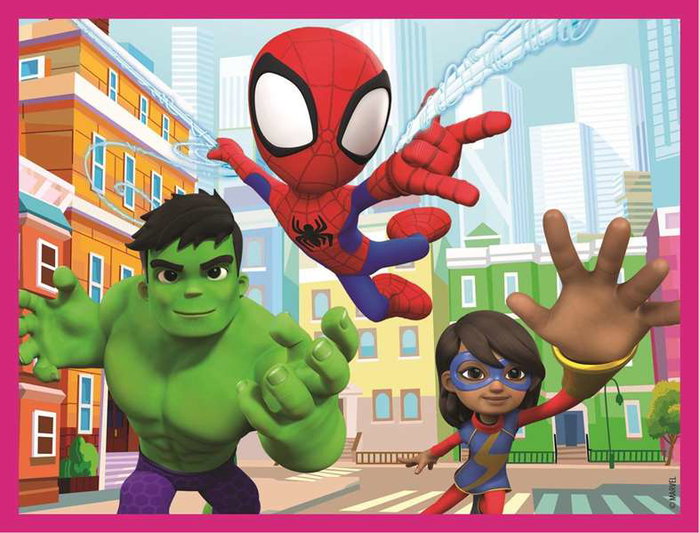 Clementoni Puzzle Cubes 12 pièces - Spidey and His Amazing Friends - Jeu éducatif pour enfant de 3 ans