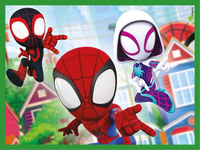 Clementoni Puzzle Cubes 12 pièces - Spidey and His Amazing Friends - Jeu éducatif pour enfant de 3 ans