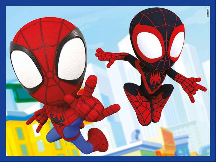 Clementoni Puzzle Cubes 12 pièces - Spidey and His Amazing Friends - Jeu éducatif pour enfant de 3 ans