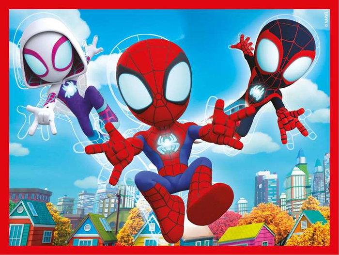 Clementoni Puzzle Cubes 12 pièces - Spidey and His Amazing Friends - Jeu éducatif pour enfant de 3 ans