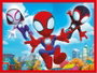 Clementoni Puzzle Cubes 12 pièces - Spidey and His Amazing Friends - Jeu éducatif pour enfant de 3 ans