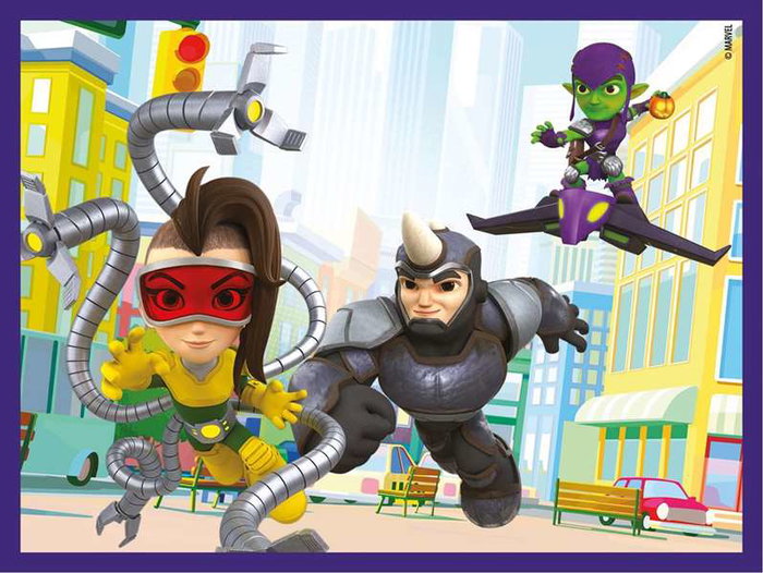 Clementoni Puzzle Cubes 12 pièces - Spidey and His Amazing Friends - Jeu éducatif pour enfant de 3 ans