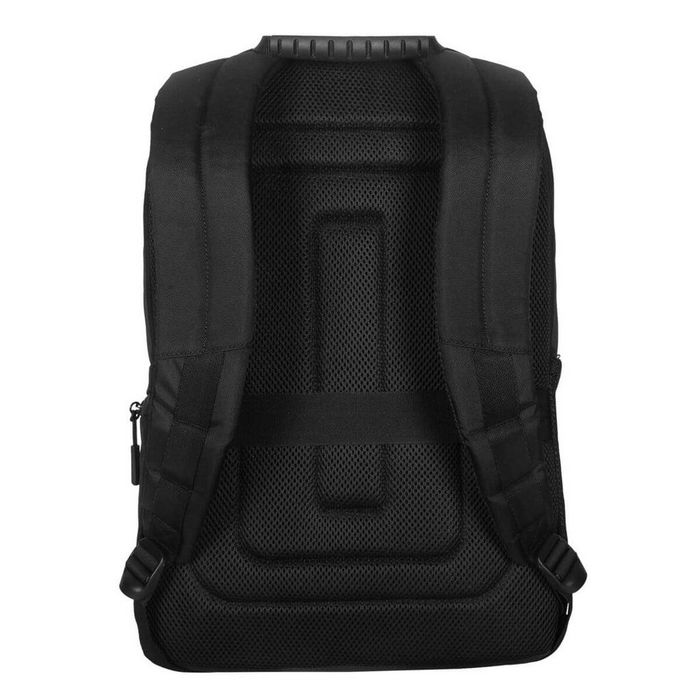 Targus Sac à Dos Classique EcoSmart CN600GL 25 L Noir pour Ordinateurs jusqu'à 16" avec Protection Suspendue, Fabricau Imperméable et Matière Recyclée (6 Bouteilles)