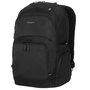 Targus Sac à Dos Classique EcoSmart CN600GL 25 L Noir pour Ordinateurs jusqu'à 16" avec Protection Suspendue, Fabricau Imperméable et Matière Recyclée (6 Bouteilles)