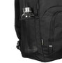 Targus Sac à Dos Classique EcoSmart CN600GL 25 L Noir pour Ordinateurs jusqu'à 16" avec Protection Suspendue, Fabricau Imperméable et Matière Recyclée (6 Bouteilles)