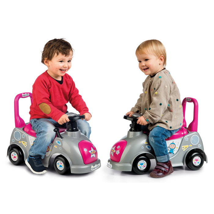 Star Kids Chicos 35218 Correpasillos rose avec support et tiroirs, pour bébés de 10 à 36 mois