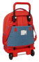 Safta Grande Sac à dos avec Roues Compactes Extractibles 33x45x22cm