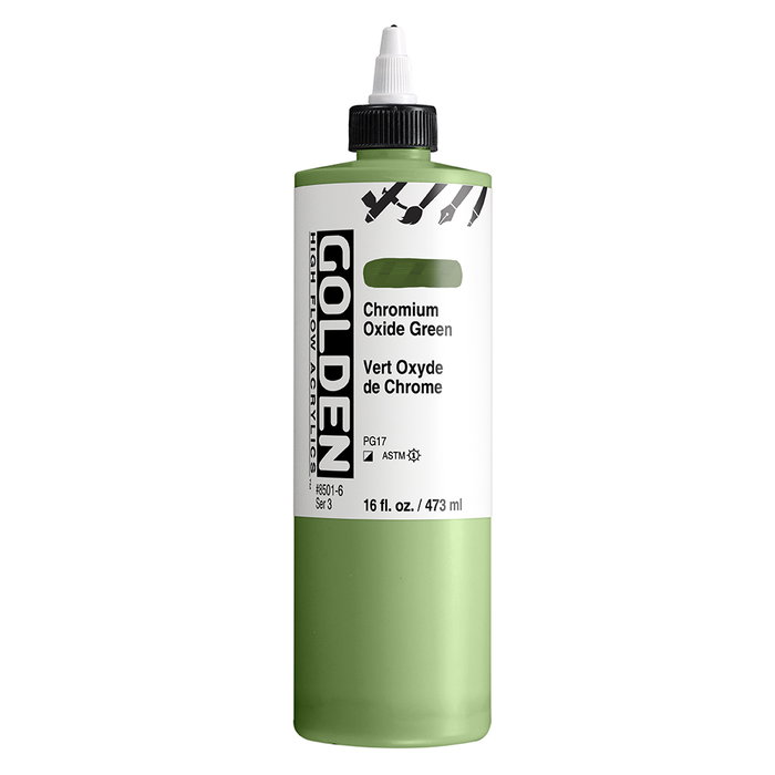 Golden High Flow Vert Oxyde de Chrome 473 ml Golden High Flow Vert Oxyde de Chrome 473 ml