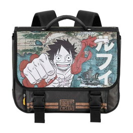 KARACTERMANIA Mochila Sac à Dos et Sac à Main One Piece, 38x12x30 cm, avec Solapa, Fermeture à Boucle et Plaques Réfléchissantes de Sécurité