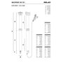 XLC Tige de selle télescopique 31,6 mm 405 mm 125 mm