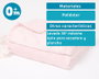 KioKids Couverture rose avec étoiles en relief