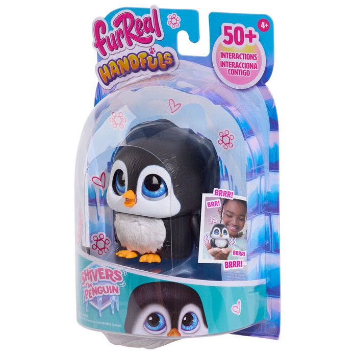JUST PLAY Jouet interactif FurReal Handfuls - Peluche Penguin (Pingouin) avec plus de 50 interactions - Enfant 4 ans et plus JUST PLAY Jouet interactif FurReal Handfuls - Peluche Penguin (Pingouin) avec plus de 50 interactions - Enfant 4 ans et plus