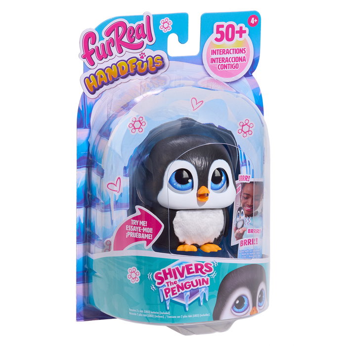 JUST PLAY FurReal Handfuls Shivers le pingouin interactif JUST PLAY FurReal Handfuls Shivers le pingouin interactif
