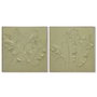 Home ESPRIT Toile ESPRIT Vert Palmiers Tropical 82 x 4,5 x 82 cm (2 Unités)