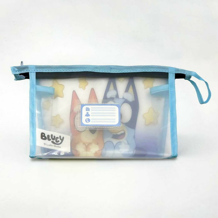 Trousse de Toilette avec Accessoires Bluey Bleu 23 x 15 x 8 cm 3 Pièces