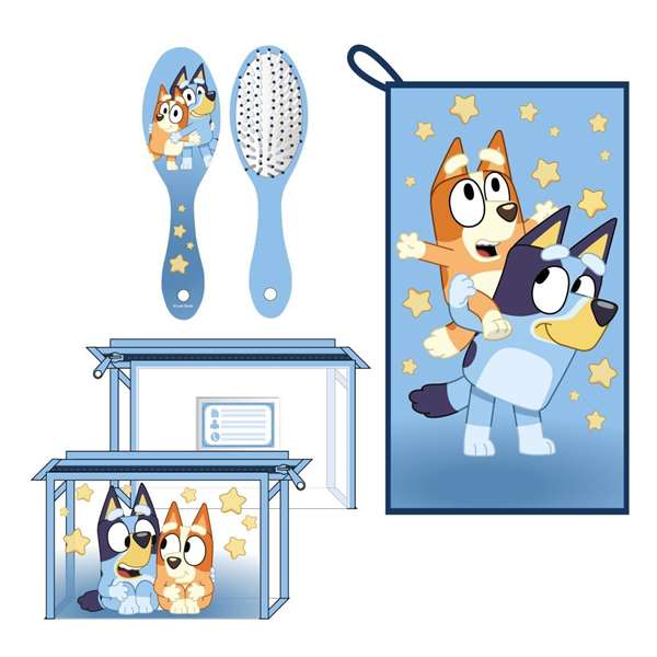 Cerdá Trousse de toilette de voyage Bluey 23 x 15 x 8 cm, Bleu, A partir de 3 ans Cerdá Trousse de toilette de voyage Bluey 23 x 15 x 8 cm, Bleu, A partir de 3 ans