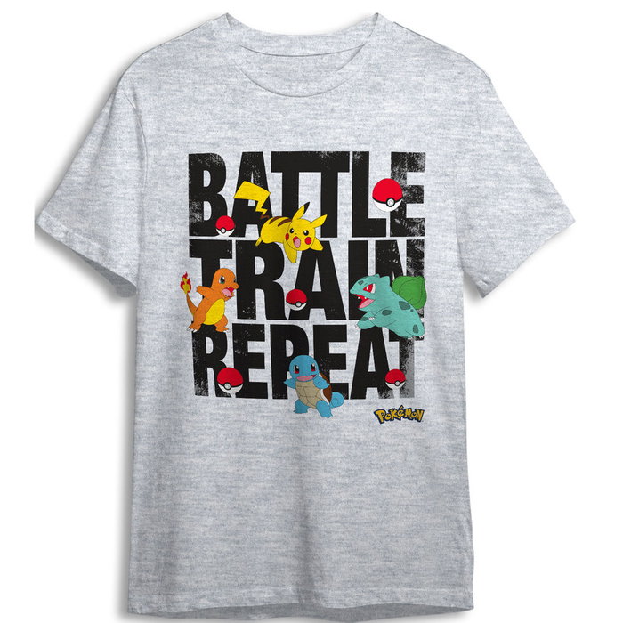 NINTENDO T-shirt Battle Pokémon pour enfant en coton - Taille 12 ans NINTENDO T-shirt Battle Pokémon pour enfant en coton - Taille 12 ans