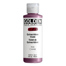Golden Peinture Acrylique Fluide Violet Quinacridone 118 M