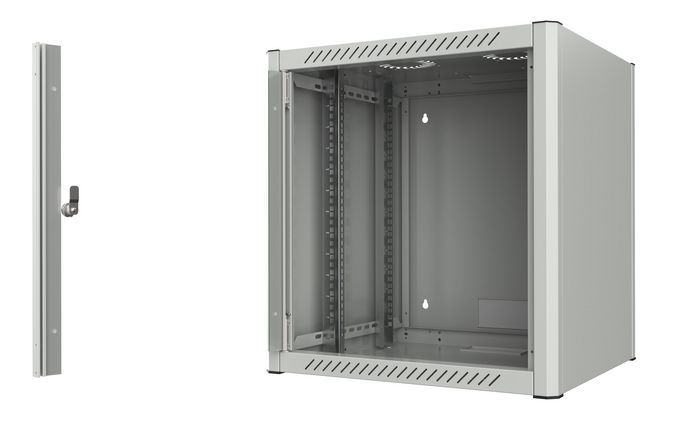 Lanview Armoire Rack 19 Pouces Logon 12U Blanc