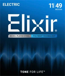 ELIXIR Jeu de cordes électrique Polyweb M - 11-49
