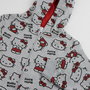 Cerdá Sweat-shirt à capuche en coton brushed avec fermeture éclair Hello Kitty - Taille 12 ans