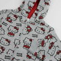 Cerdá Sweat-shirt à capuche en coton brushed avec fermeture éclair Hello Kitty - Taille 12 ans