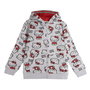 Cerdá Sweat-shirt à capuche en coton brushed avec fermeture éclair Hello Kitty - Taille 12 ans