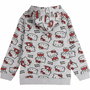 Cerdá Sweat-shirt à capuche en coton brushed avec fermeture éclair Hello Kitty - Taille 12 ans