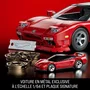 Hot Wheels Coffret de Construction NSX Acura des Années 90 JFT17 - Mattel Brick Shop - Véhicule à l'échelle 1/16 avec éléments de personnalisation