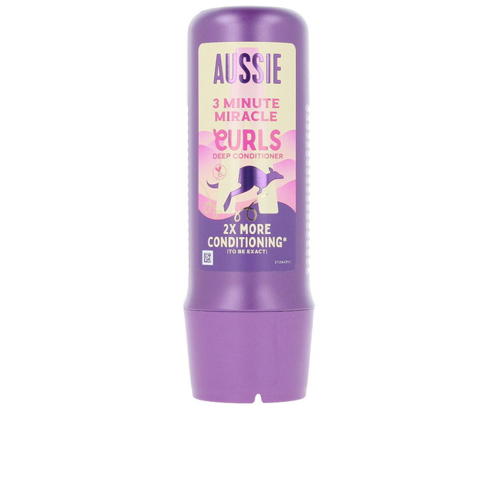 Aussie After Shampooing Bouncy Curls 250 ml - Après-shampoing hydratant intense pour boucles rebondies et soyeuses
