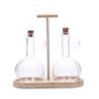 Quid Set Aceitera y Vinagrera Trend Borosilicato Transparente 21x9,5x20,5 cm