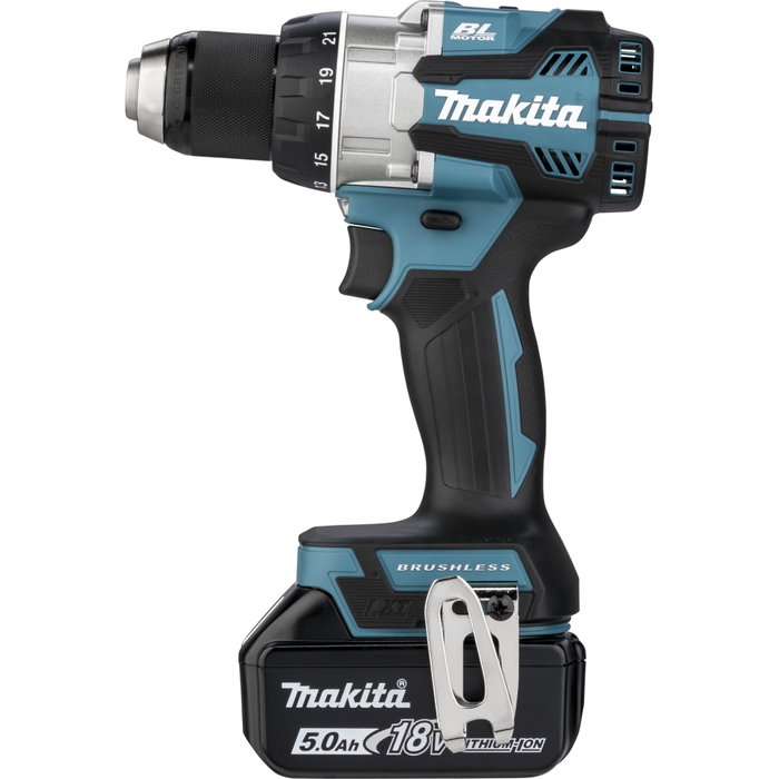Makita DDF489RTJ Perceuse-visseuse sans fil avec 2x 5,0 Ah Batteries et Chargeur
