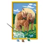 Ravensburger CreArt 25850 - Kit de Peinture par Numéros Fiers Chevaux - Tableau 31x21cm avec Cadre, 20 Peintures et Pinceau - À partir de 7 ans
