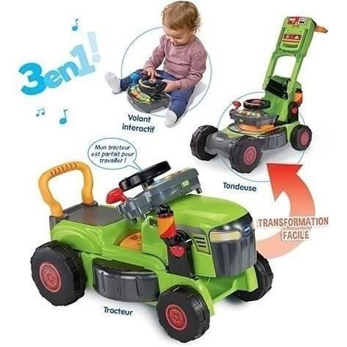 Vtech Baby Super tracteur Magi'tondeuse Evolutif 3 en 1 - Vert Vtech Baby Super tracteur Magi'tondeuse Evolutif 3 en 1 - Vert