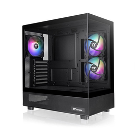 Thermaltake Boîtier PC View 270 Plus TG ARGB, CA-1Y7-00M1WN-01, Noir - Verre Trempé avec Éclairage RGB