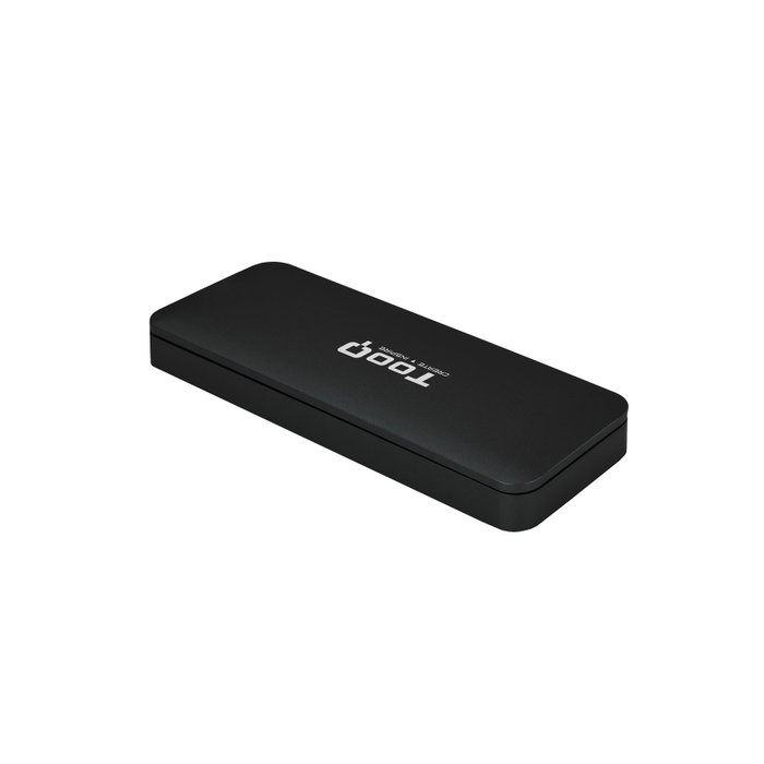 TooQ TQE-2280B Boîtier Externe SSD M.2 NVMe USB-C 10 Gbit/s Noir Aluminium TooQ TQE-2280B Boîtier Externe SSD M.2 NVMe USB-C 10 Gbit/s Noir Aluminium