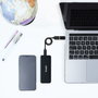 TooQ TQE-2280B Boîtier Externe SSD M.2 NVMe USB-C 10 Gbit/s Noir Aluminium