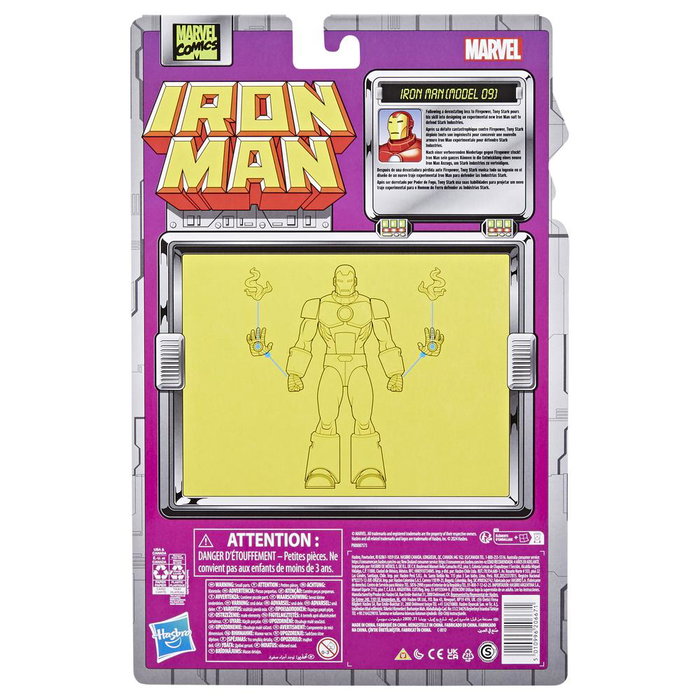Hasbro Marvel Legends Series Iron Man Figurine de collection 15 cm avec accessoires