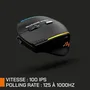 Nova Gaming - Souris gaming sans fil Persee GM405 - Capteur haute sensibilité, RGB, boutons programmables - Précision et confort sans latence - Noir