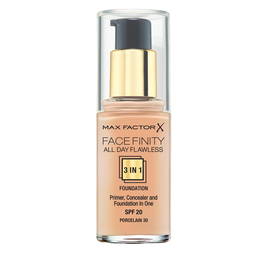 Max Factor Face Finity All Day Flawless Fond de Teint Crème Teint Porcelaine 30 g - Longue Tenue