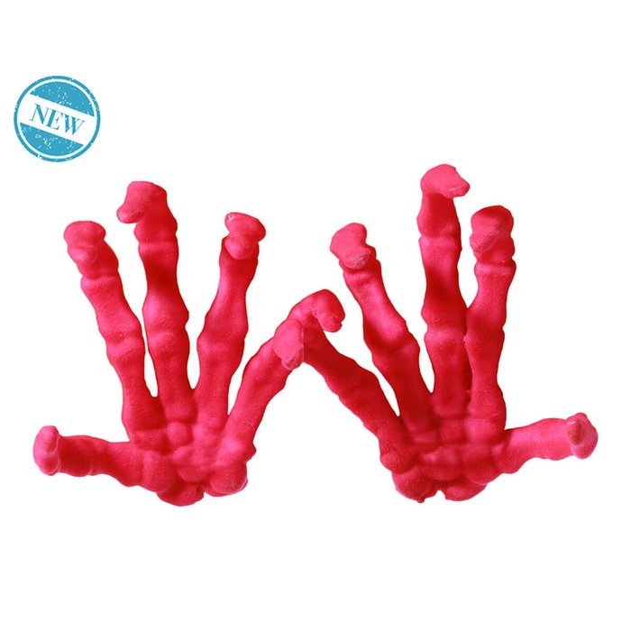 Décoration d'Halloween Squelette Rose (2 Pièces)