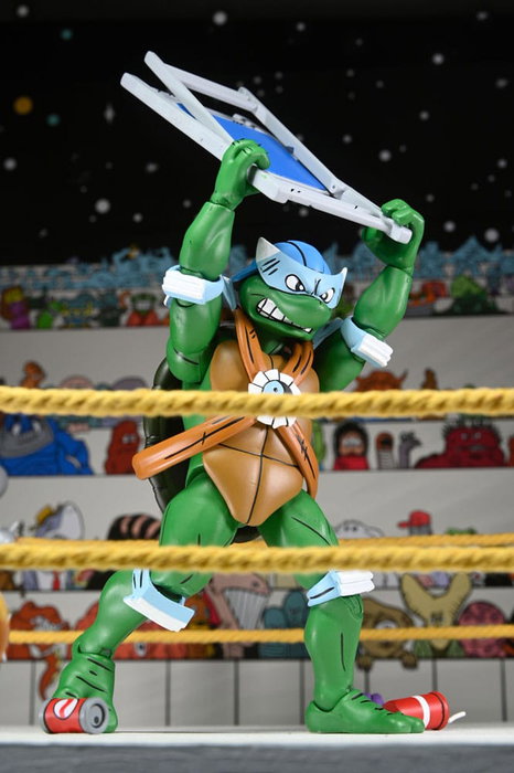 Tortues Ninja (Archie Comics) figurines Pack de 4 Stump Wrestling Turtles 18 cm