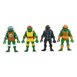 NECA Tortues Ninja (Archie Comics) Pack de 4 Stump Wrestling Turtles 18 cm